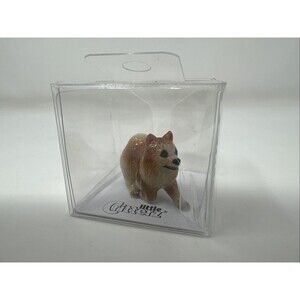 Little Critterz Miniature Porcelain Animal Figure Pomeranian Dog “Marco” LC820